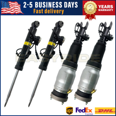 4x Front & Rear Air Suspension Shock Struts For Hyundai Equus Genesis 2009-2016