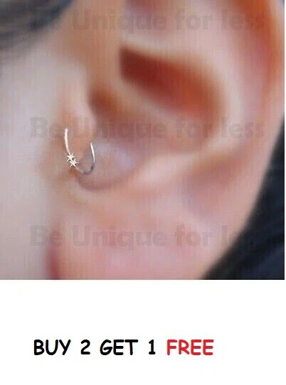 Star tragus hotsell jewelry