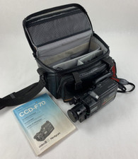 Sony Handycam CCD-F70 Camera and Case Bundle w/ Manual Charger Battery Powers On