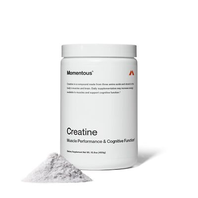 Momentous Creatine Monohydrate Powder 90 Servings Supports Muscle Recovery