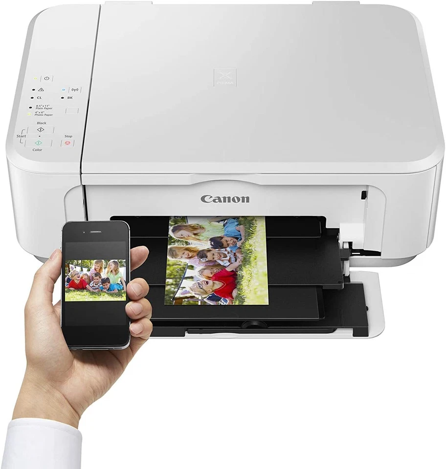 Stampante Canon Multifunzione PIXMA MG3650S Inkjet 10ppm Bianco Scanner Wireless - Immagine 4 di 4