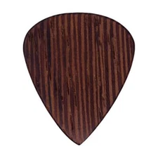 Wenge Wood Guitar Pick - 1.5 mm - 351 Shape - Natural Handmade Exotic Plectrum