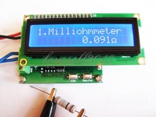 NUOVO Misuratore Alta Precisione Milliohm 0 a 120Ohm Tester Capacità Bassa Resistenza