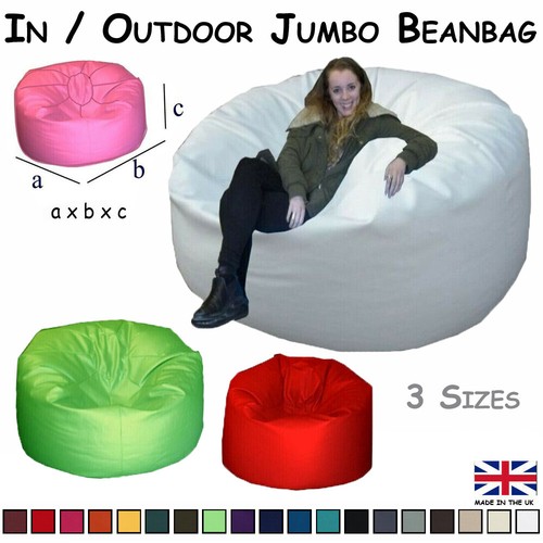 Huge JUMBO Beanbag INDOOR OUTDOOR Bean Bag Large Big Giant Lounger With