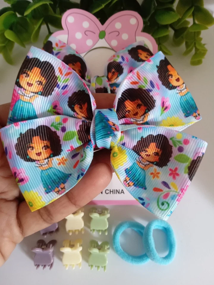 Hair Bow Alligator Clip Toddler Girls Baby School Hair Bow 12pcs - Image 4 of 4