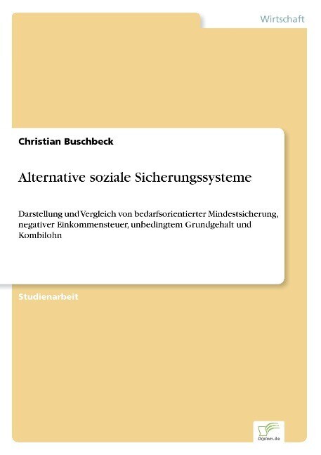 Alternative Soziale Sicherungssysteme | Christian Buschbeck | Deutsch