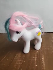 2005 Hasbro My Little Pony White Lulabelle Wedding Bells Spring