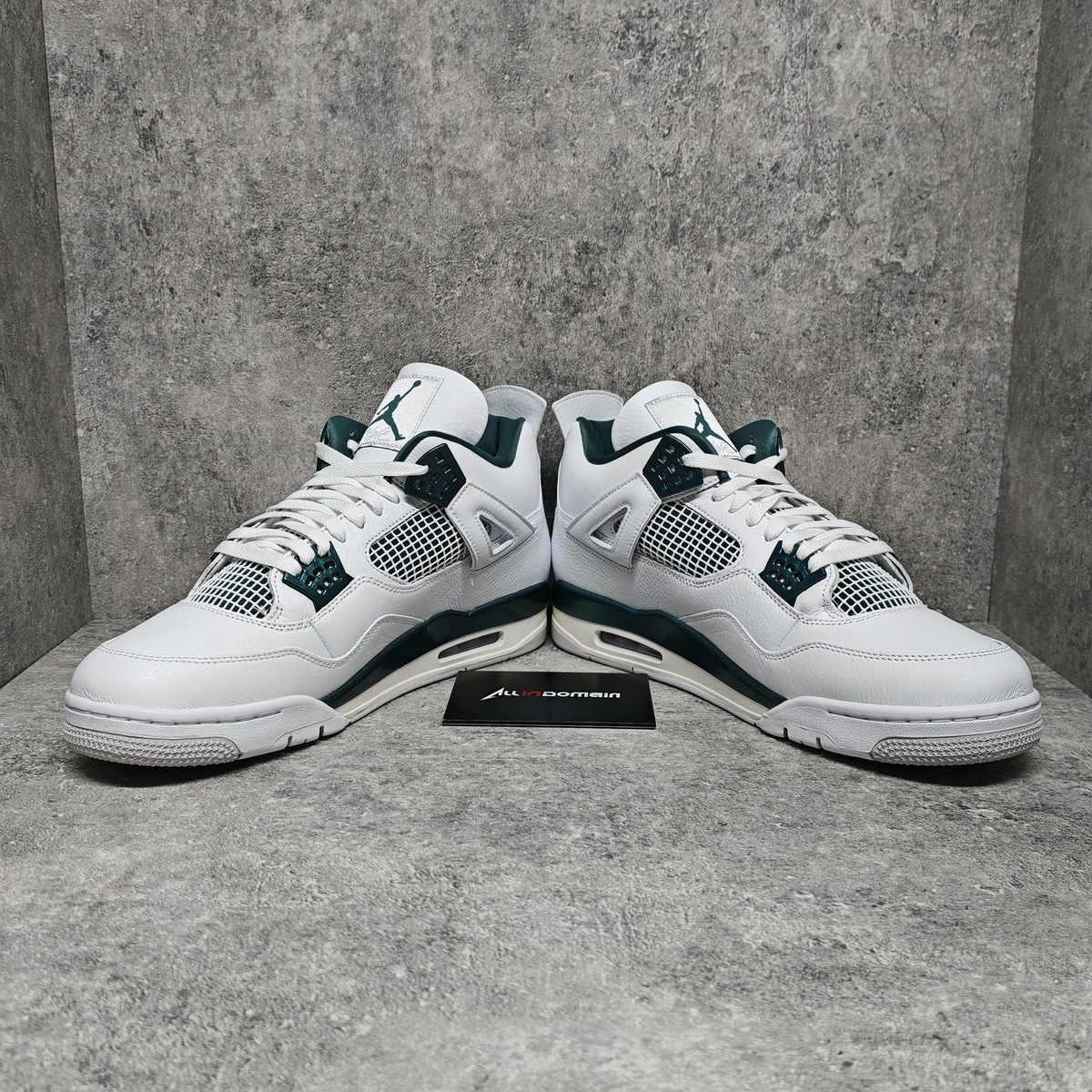 Level SS/New -Air Jordan 4 white Oxidized Green Men's FQ8138