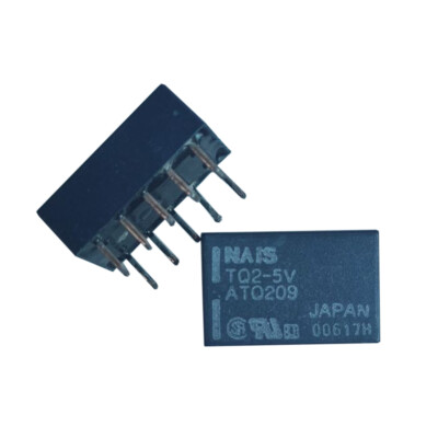 5PCS TQ2-5V DIP-10 TQ2-5VDC TQ2-DC5V Low Profile 2 Form C Relay