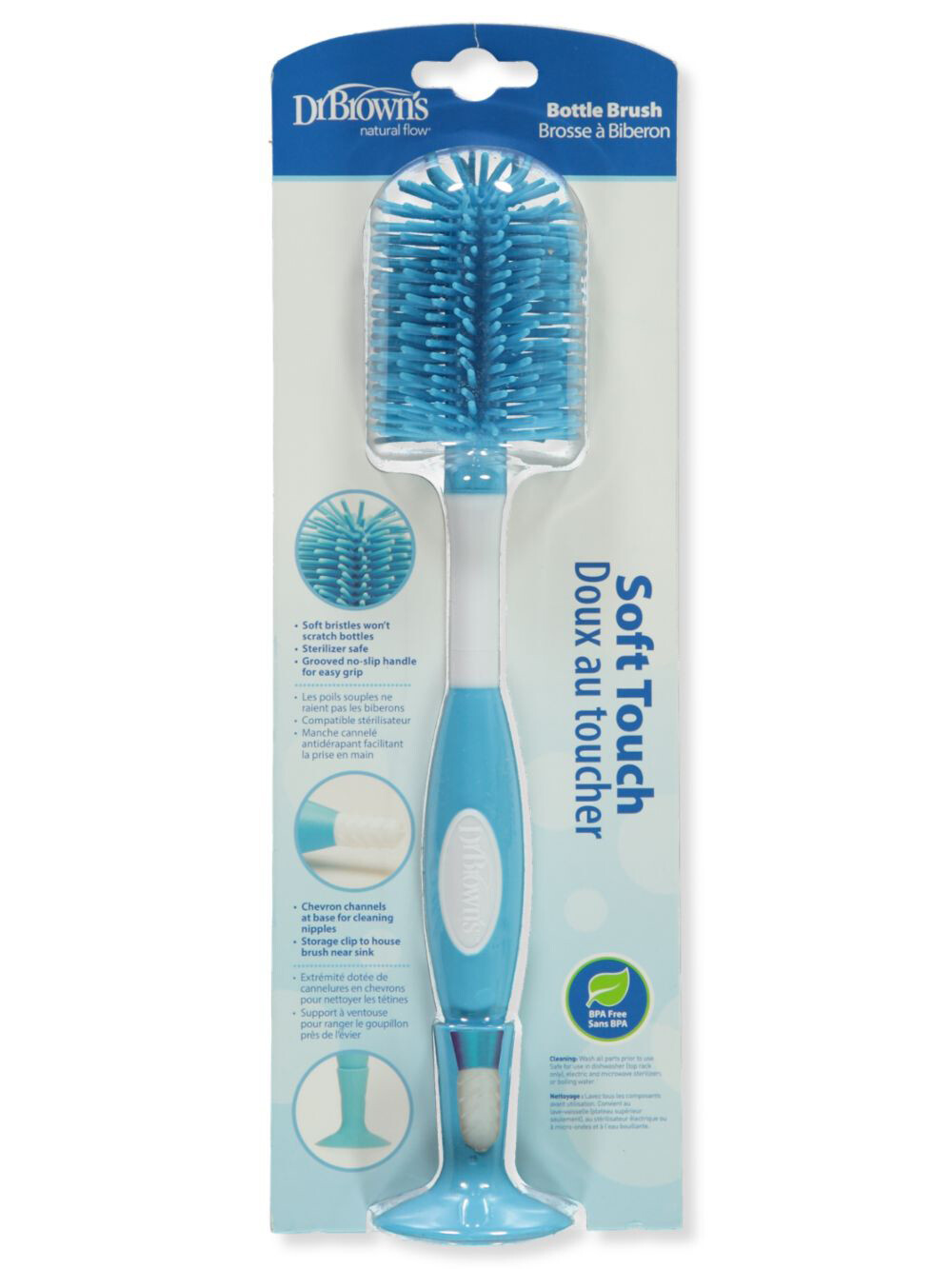 Dr. Brown's Baby Boys' Bottle Brush - blue, one size