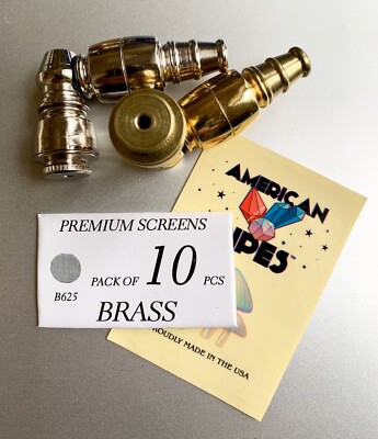 (((2 PCS)))2.5'' americanpipes Tobacco Smoking Pipe With A Pack Of Brass Screens