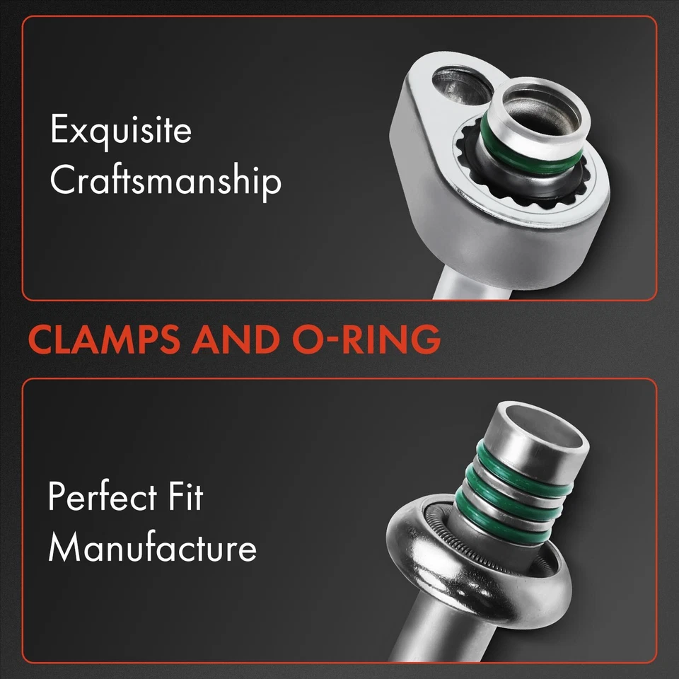 A/C Suction & Discharge Line Hose Assembly for Ford Explorer 2006-2010 Mercury - Image 4 of 4