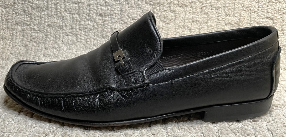 Vtg 90s Bruno Magli Men\'s 8.5 M Black Nappa Leather Loafers Handmade in Italy il_fullxfull.1769365936_5le1.jpg main image 3