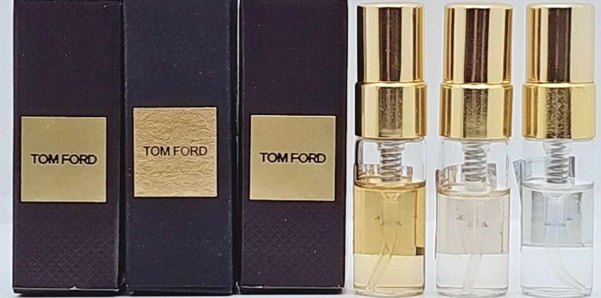 3 Mini Tom Ford White Suede Lost Cherry Champaca Absolute EDP 4ml