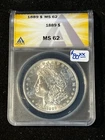 1889 MORGAN DOLLAR ANACS MS 62 765