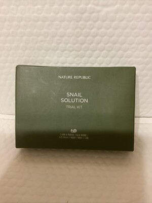 New In Box Nature Republic 4 Piece Set Nature Republic Snail Solution Trial Kit