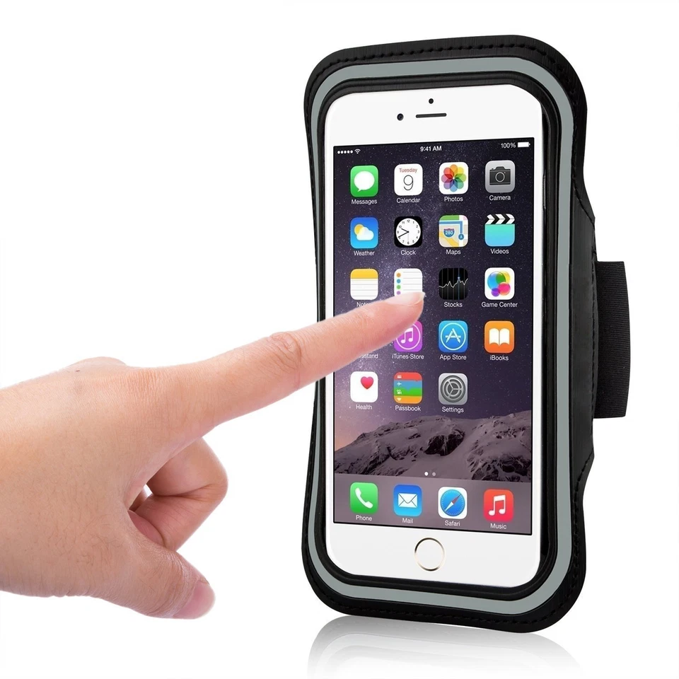 For iPhone 6/6 Plus 7/7Plus Sports Gym Armband Case Running Jogging Cover Holder - Image 4 of 4