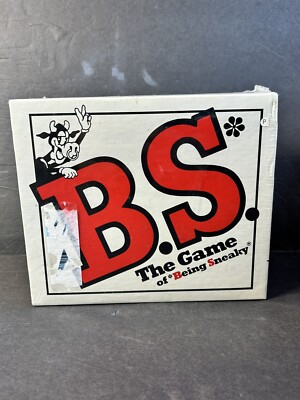 B.S. The Game Of Being Sneaky By TDC Games From 1986 - NEW/FACTORY SEALED