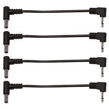 4 Pack Extra Short Effect Pedal DC Power Cables for Gator G-Bus 8 Power Supply