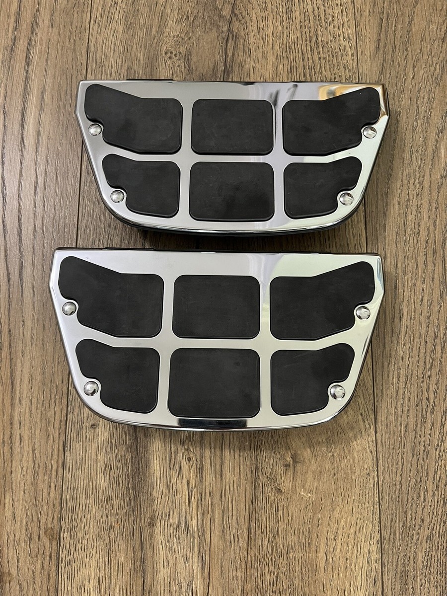 Harley Davidson Smooth Chrome Passenger Footboards Pn#50296-02 | eBay