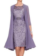 Elegant Mother Of The Bride Dresses with chiffon jacket lace beading Plus Size
