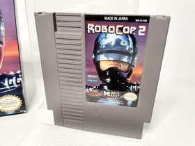 RoboCop 2 Nintendo NES Complete In Box - Tested Working W/ Plastic Case