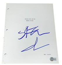 Steven Spielberg George Lucas Signed Script Indiana Jones The Temple of Doom BAS