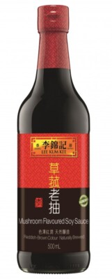 [500ml] LEE KUM KEE Sojasauce mit Pilz-Geschmack / Mushroom Flavoured / Sojasoße