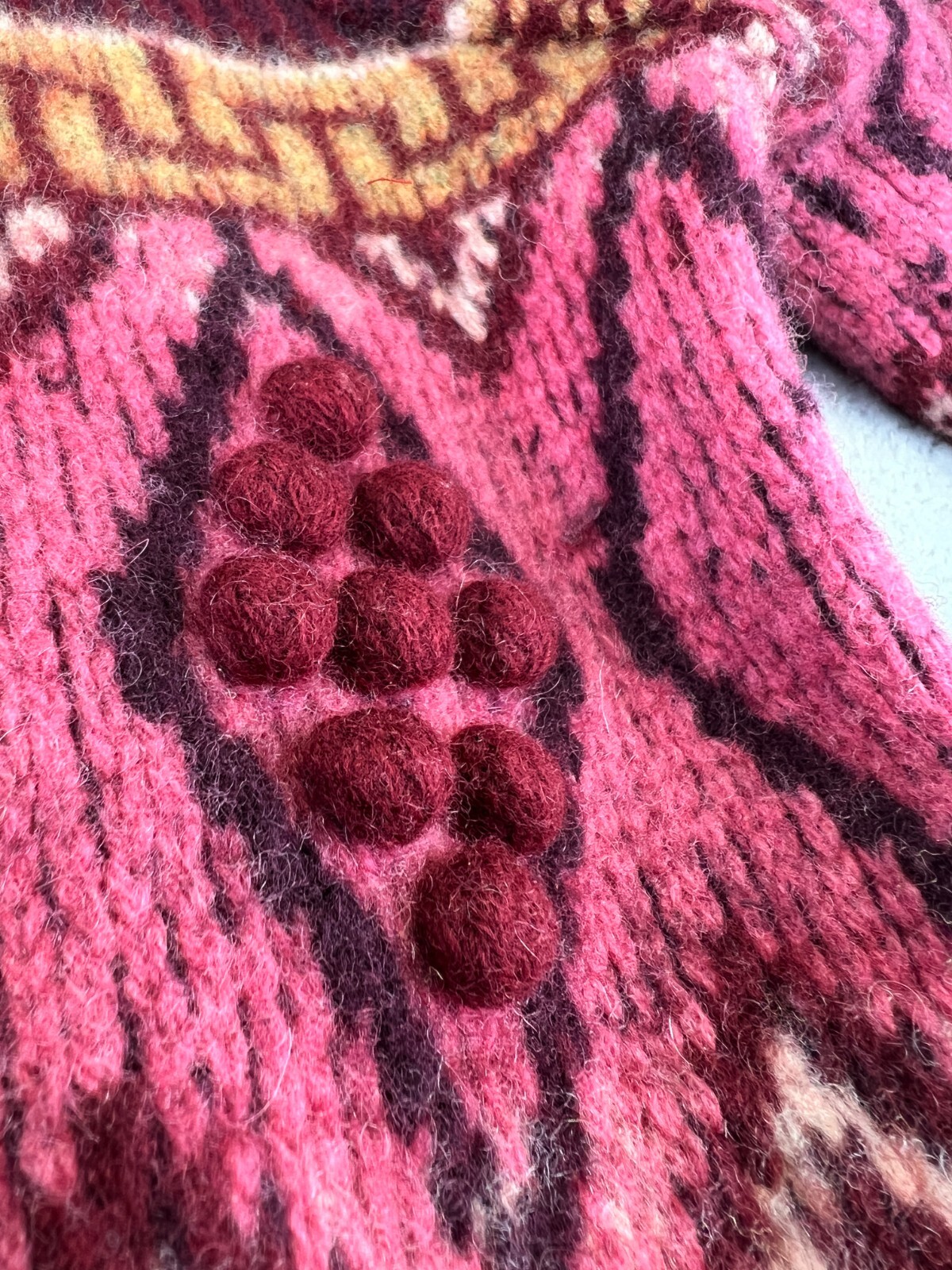 Free People Shrunken Pattern Snap Button Hoodie S… - image 7