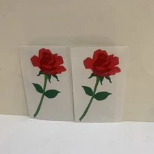 Mrs. Grossman's Vintage 1990 Stickers RED ROSES-1 Sheet (2 Mods)