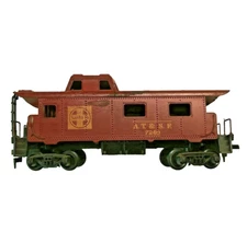 Tyco Roco Santa Fe Caboose HO Scale Model Frieght Train Rail Car Made in Austria