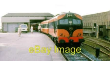Photo 6x4 Train, Rosslare Harbour (1988) Ballygerry CIE locomotive 023S a c1988