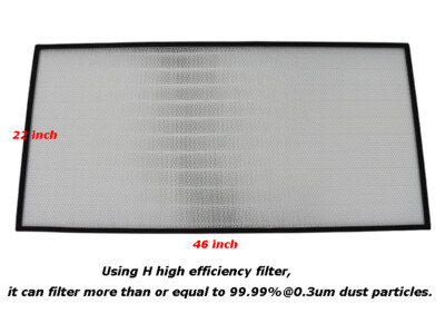 46*22 inch Filter of Dust Free Room HEPA Air Flow Clean 99.99% 0.3um 1170*570mm