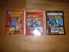 Three books ARRL 2001 Handbook Antenna Book RFI Book