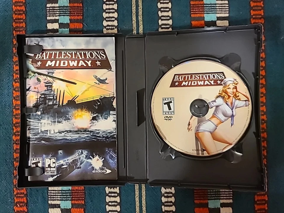 Battlestations: Midway (PC Game, DVD) Like New Used NM Excellent Condition  - Image 3 of 3