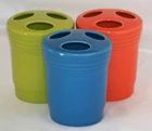 Fiesta Toothbrush Holder / Flower Vase - Choice of Colors - Discontinued Item