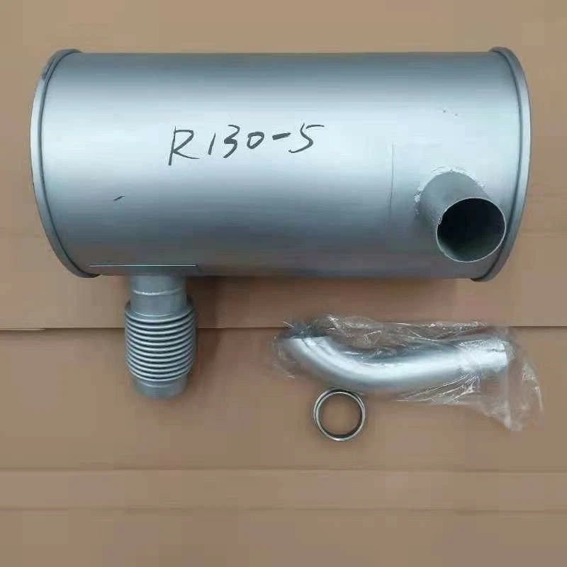 13E6-33020 Muffler Silencer FITS FOR HYUNDAI R130LC R130LC-3 R160LC-3 R130-5 - Image 2 of 4