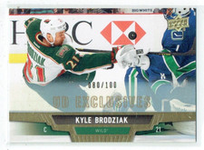 13-14 UD Upper Deck Series One  Kyle Brodziak  /100  Exclusives