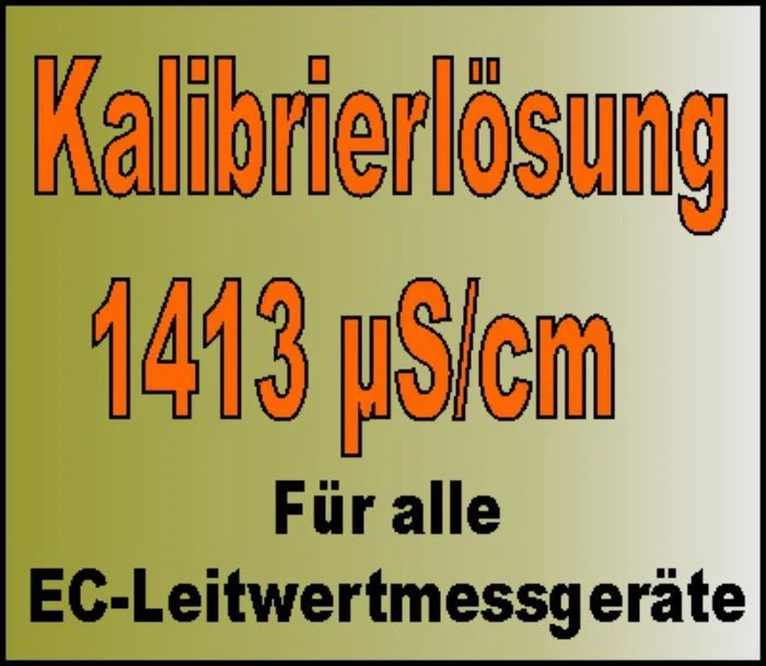 Kalibrierlösung 1413 für alle EC Leitwertmeßgeräte 70 ml