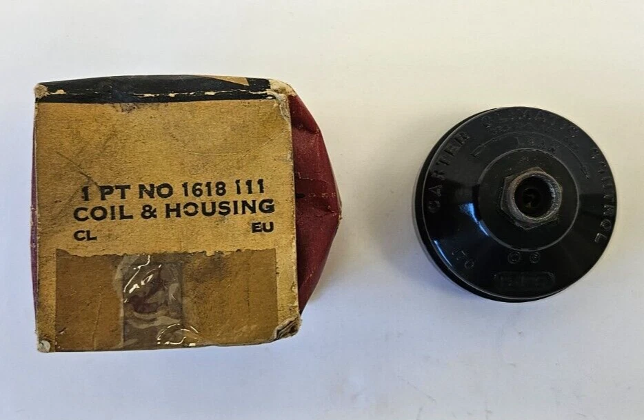 1954-1959 Plymouth Carter carburador estrangulador bobina e carcaça 6 cilindros 1618111 novo na caixa - Imagem 3 de 4