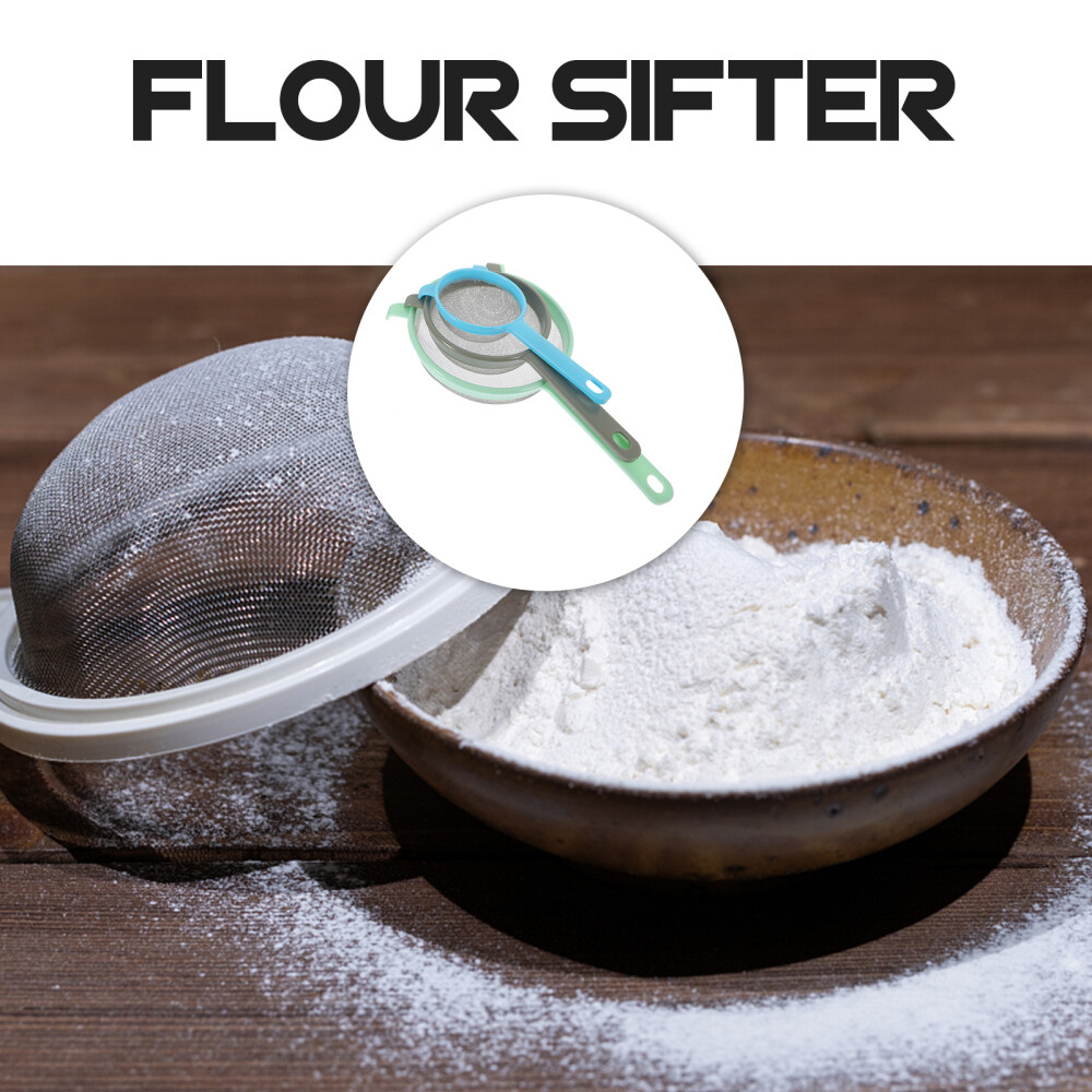 Extra Fine Strainer Flour Shaker Hand Sifter Baking Mesh Sifter eBay