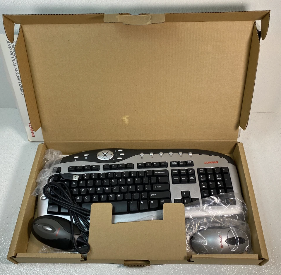 Compaq Windows Wireless Keyboard & Optical Mouse Model CPQ165KB NEW - Image 3 of 4