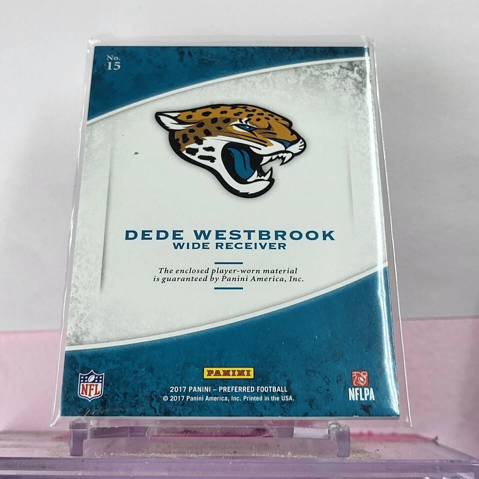 2017 Crown Royale Jumbo Rookie Silhouette Jerseys #15 Dede Westbrook - Image 2 of 2