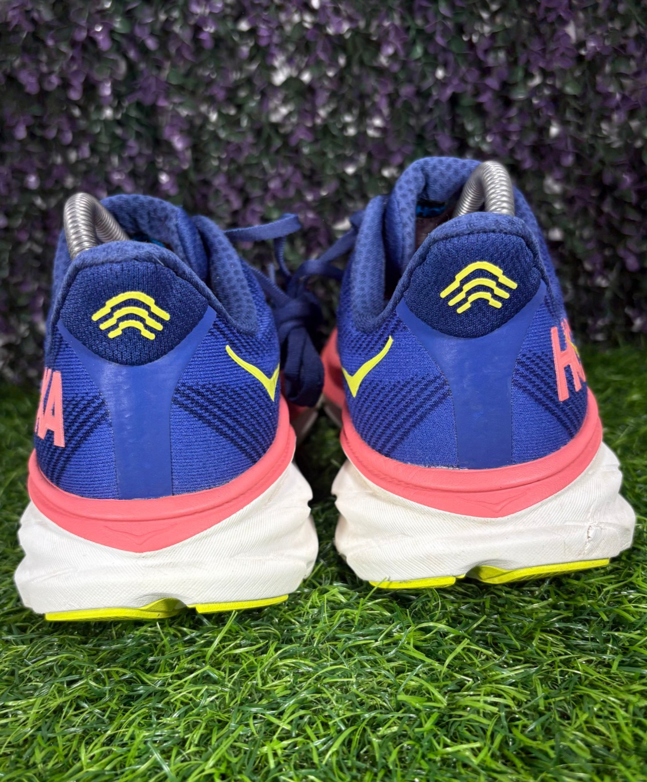 Hoka Clifton 9 Womens Size 9.5B Evening Sky Coral Running Shoes Comfort Sneaker thumbnail 2