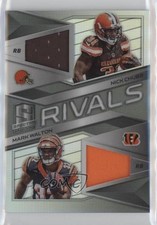 2018 Panini Spectra Rivals 50/199 Mark Walton Nick Chubb #8 0z0j