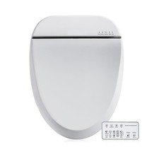 ZMJH Bidet Toilet Seat, Electric Smart Heated Seat with Slow Closes, Vortex W...