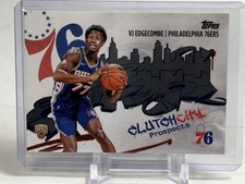 2025-26 Topps Basketball - Clutch City Rookie VJ EDGECOMBE #CC-3 (RC) 76ers