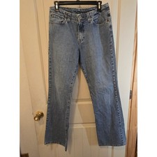 Vintage Lucky Brand Jeans Womens 8/29 Relaxed Straight Leg Y2K Made in USA Blue