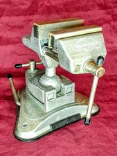 Vtg Jewler General Vacu Vise 3" Jaws Suction Base Jeweler-Hobby-Craft USA Made