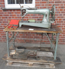 1x Adler 20-2 N&auml;hmaschine Sattler Schuster Leder N&auml;hmschine ex Bundeswehr (N&Auml;1)
